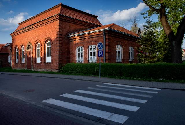 Zabytkowy budynek "TG Sokół" w Myślenicach