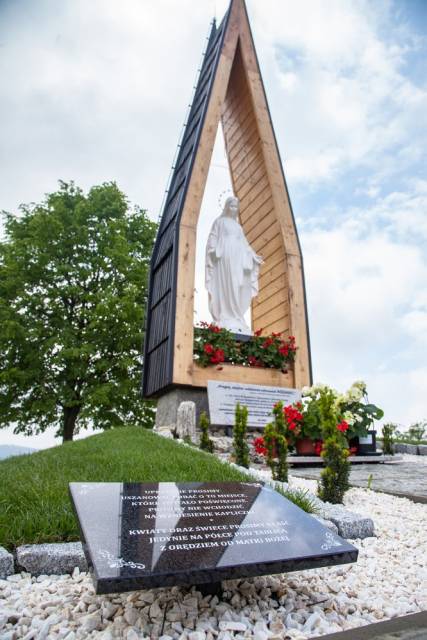 Kapliczka MB pod Lipką na Plebańskiej Górze w Myślenicach