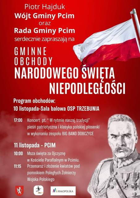 Gminne Obchody Święta Niepodległości w Pcimiu