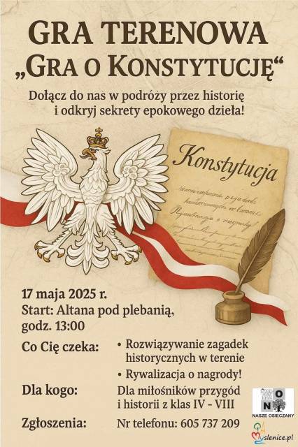 Gra terenowa- Gra o Konstytucję