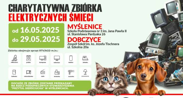 Charytatywna zbiórka elektrycznych śmieci