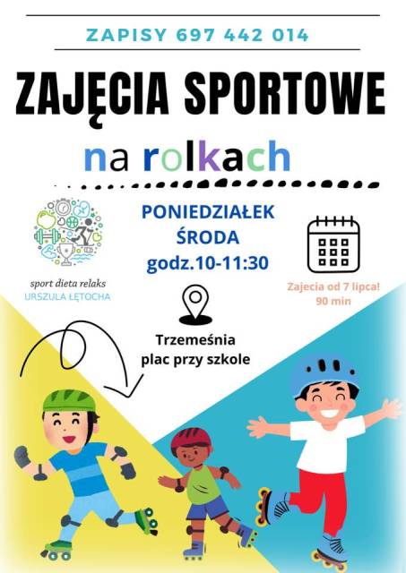 Zajęcia sportowe na rolkach