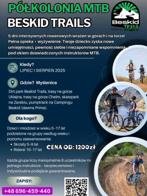 PÓŁKOLONIA MTB z Beskid Trails 