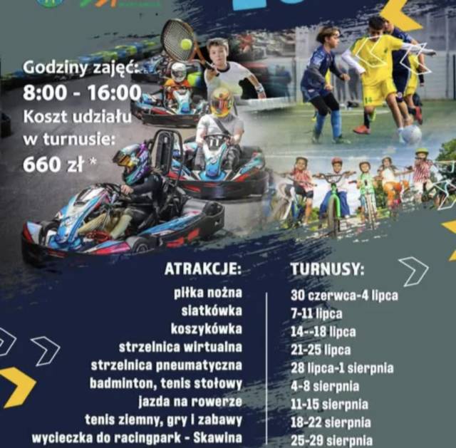Sportowe wakacje ze Sport Myślenice