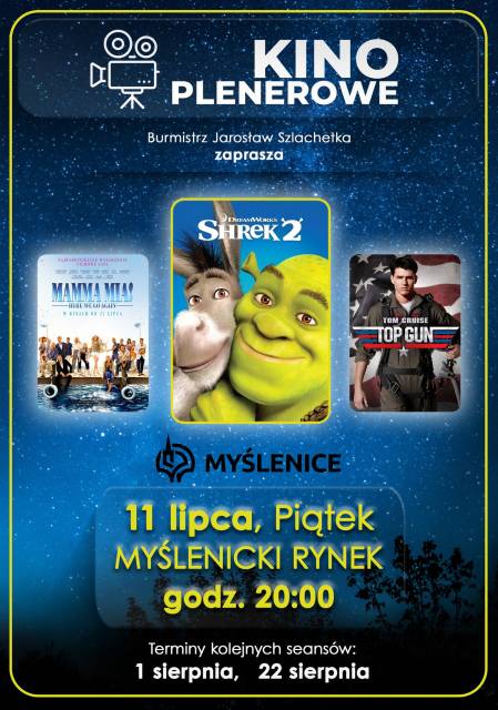 Letnie Kino Plenerowe w Myślenicach