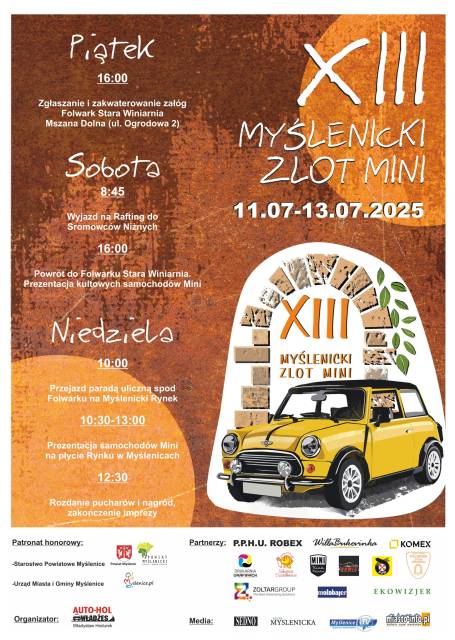 XIII Myślenicki Zlot samochodów Mini