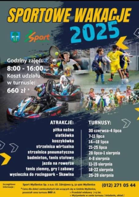 Sportowe wakacje ze Sport Myślenice